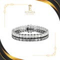 Radiant Eternity Tennis Bracelet – Lab-Grown Diamond, 14K White Gold